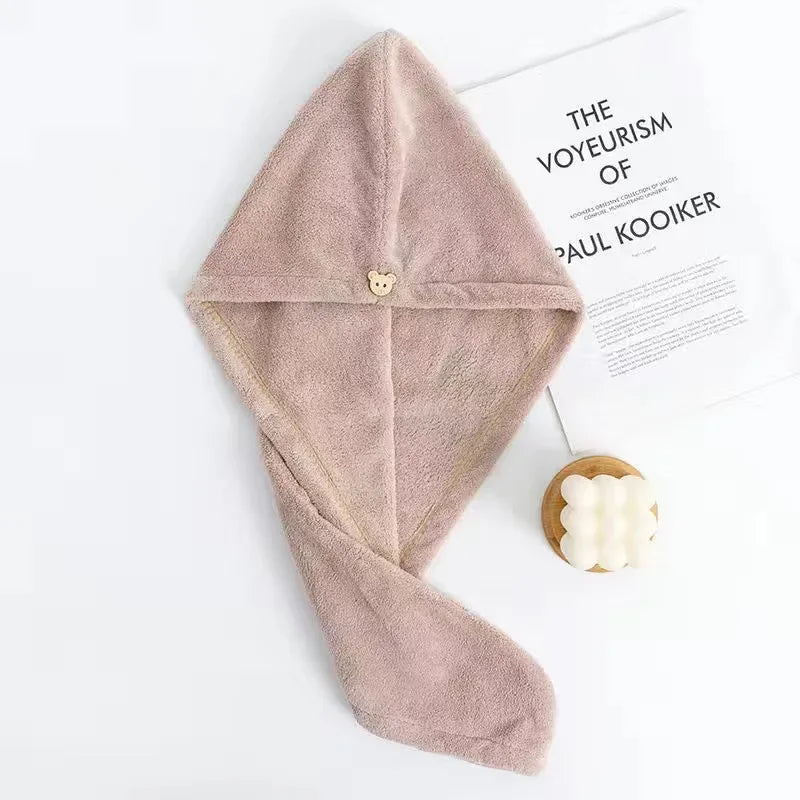 Bonnet de cheveux brun