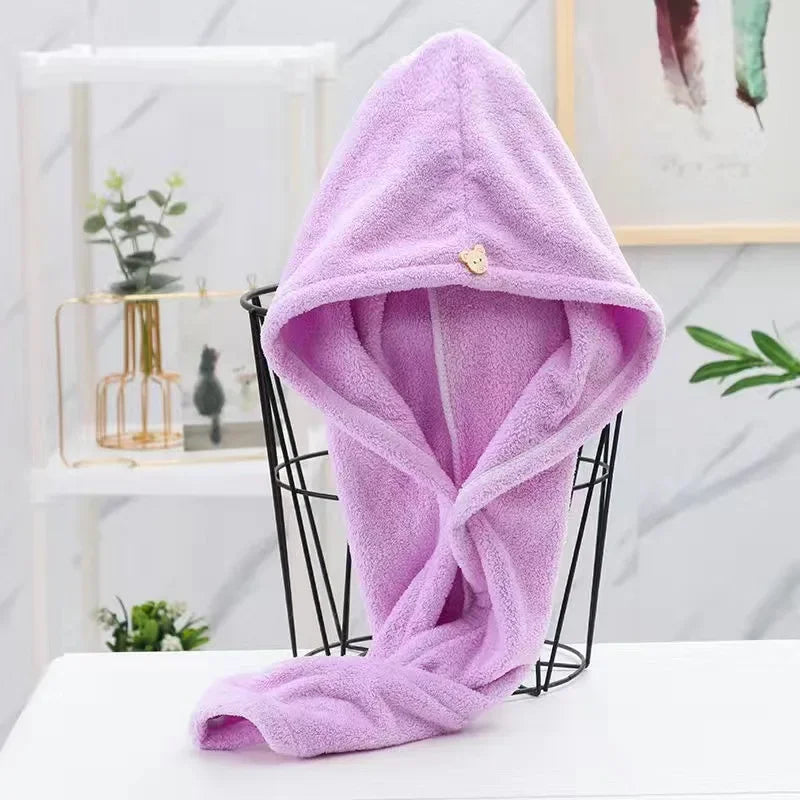 Bonnet de cheveux violet