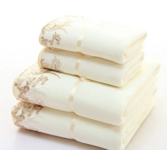 Ensemble de serviettes 2 pièces, blanche