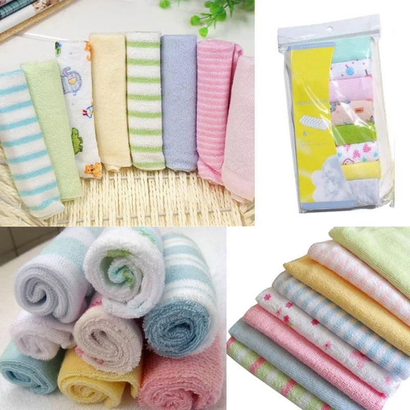 Ensemble de serviettes bébé 8 pièces texture