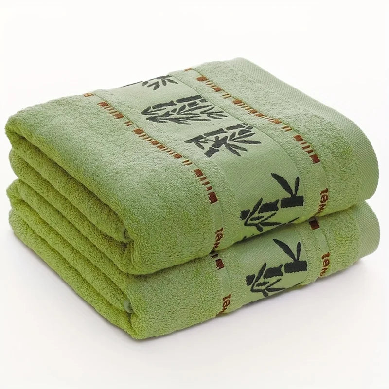 Ensemble de serviettes chaudes verte