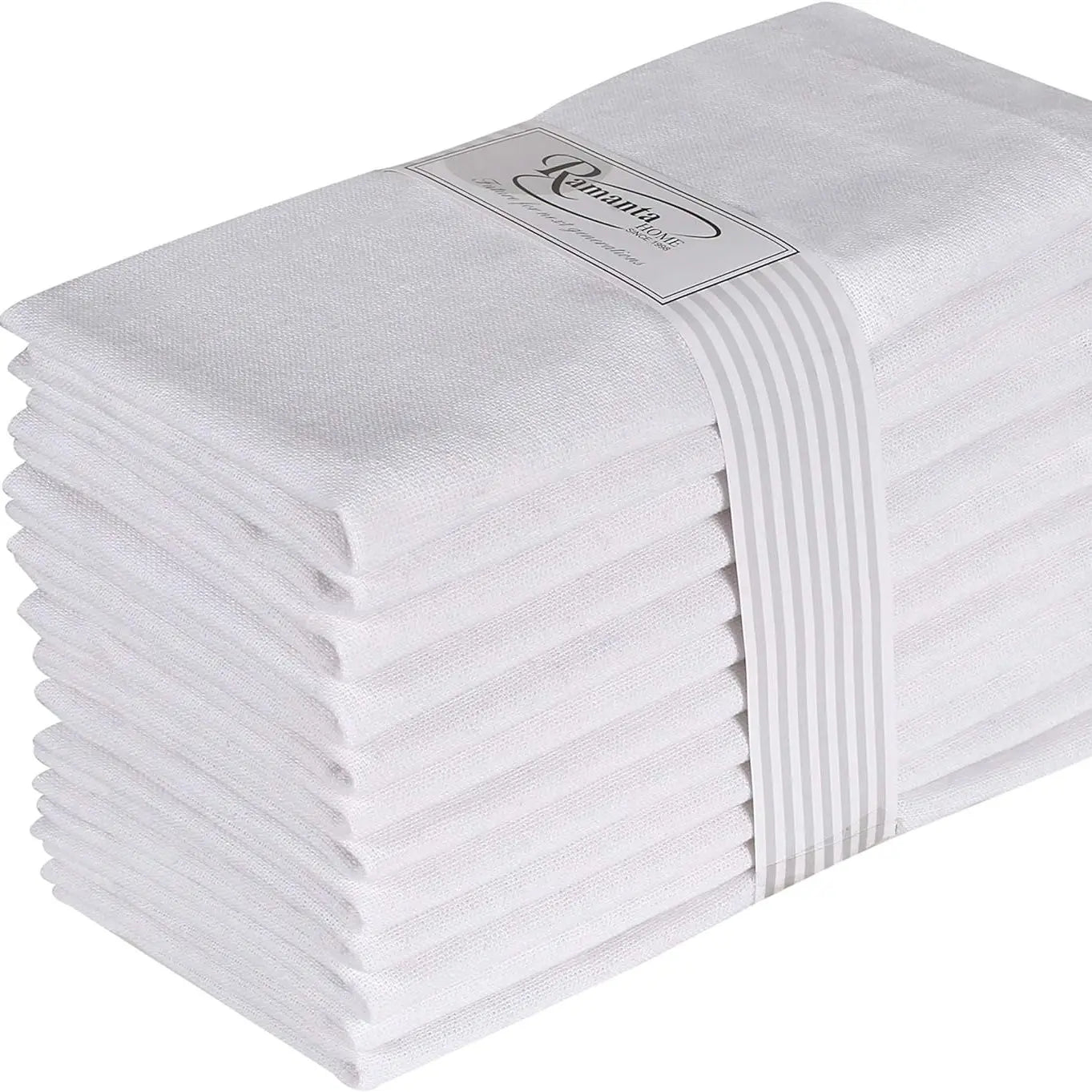 Lot de 12 Serviettes de Table Coton