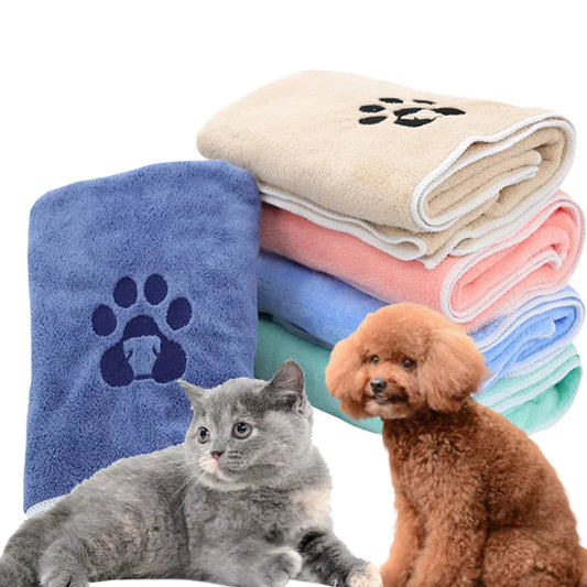 Petite serviette pour animaux