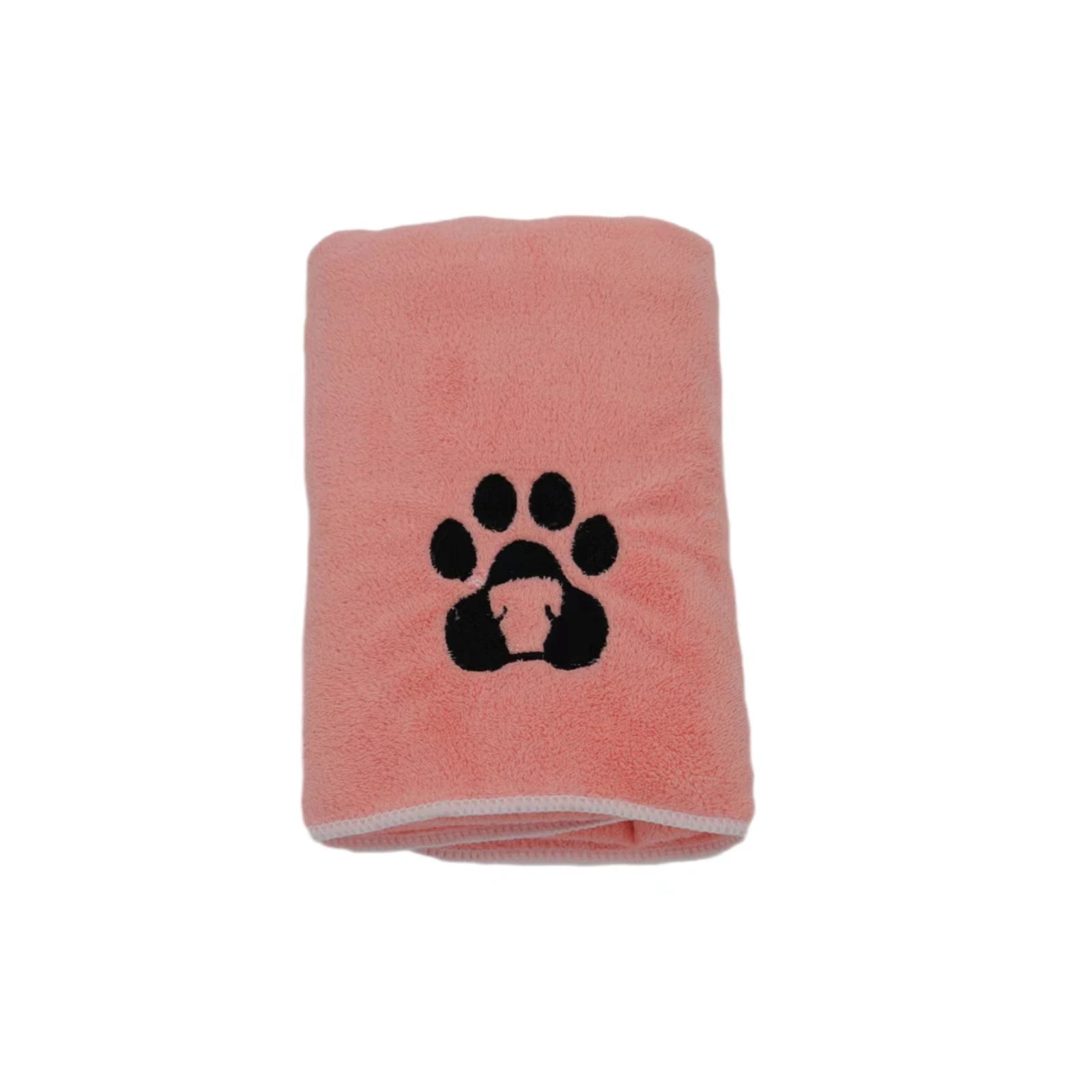 Petite serviette pour animaux rose