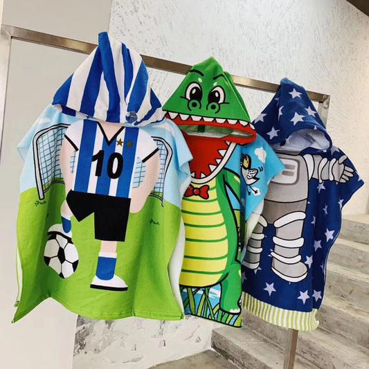 Serviette de bain à capuche