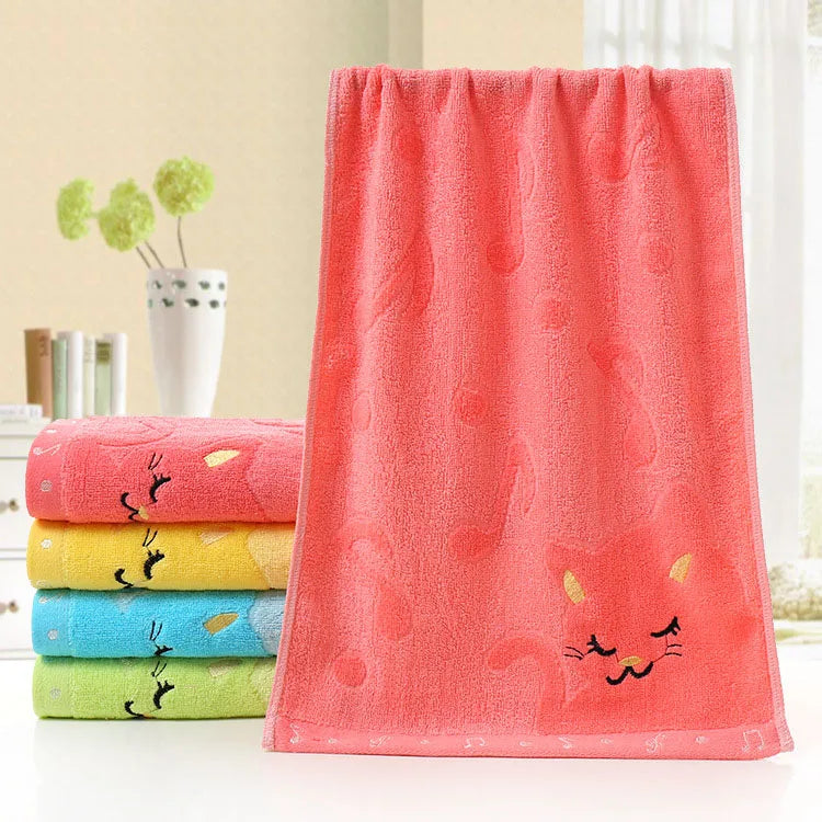 Serviette Confortable en Fibre de Bambou rose