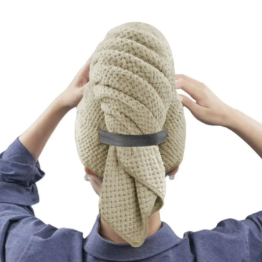 Serviette de bain cheveux