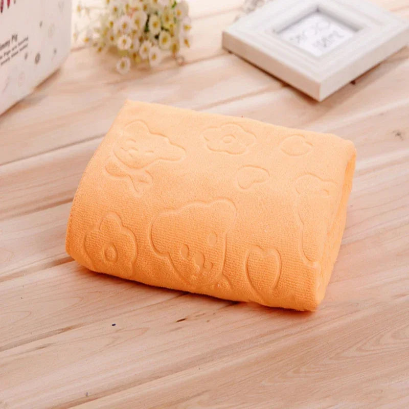 Serviette de bain grandes serviettes orange