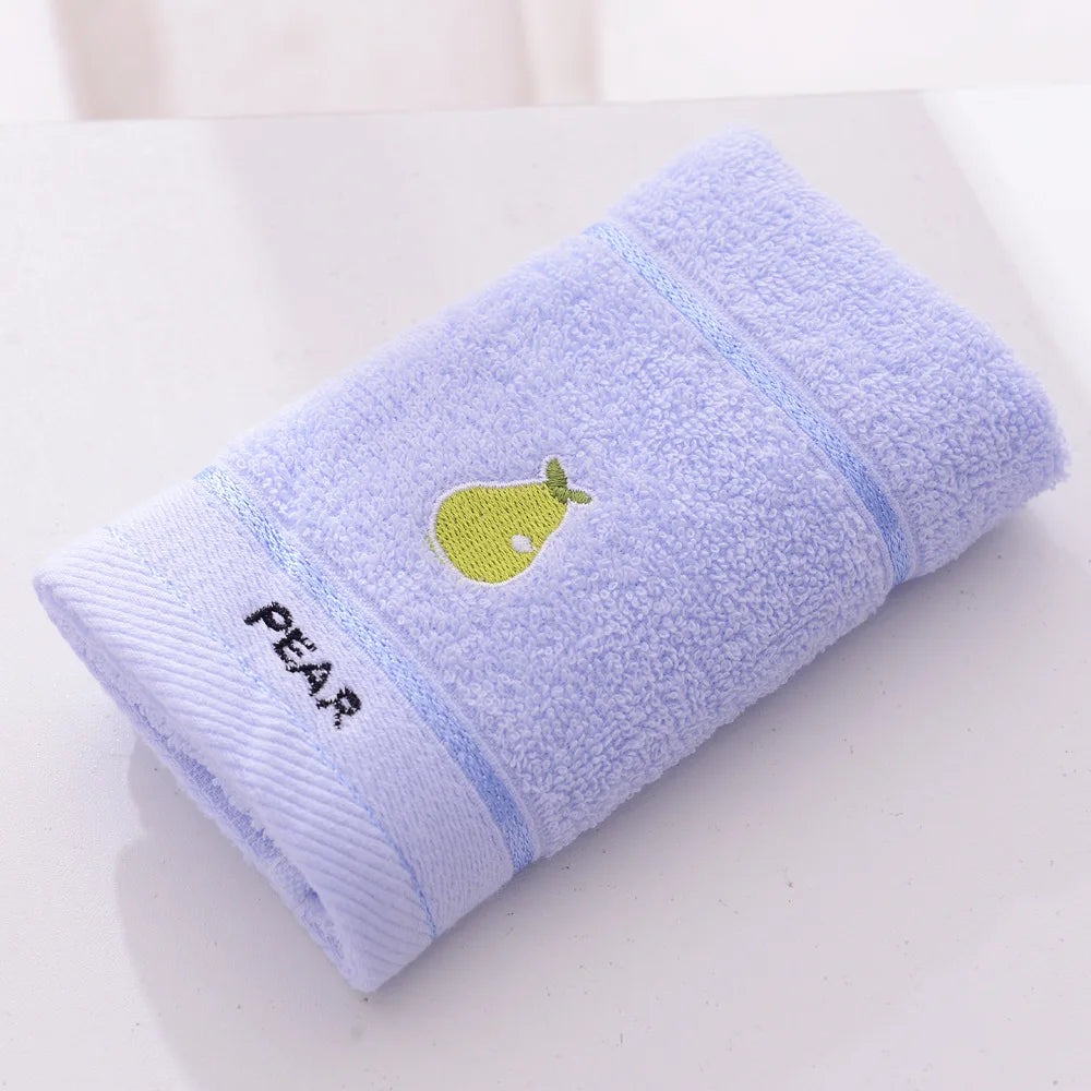 Serviette de bain pour bébé/enfants bleu violet