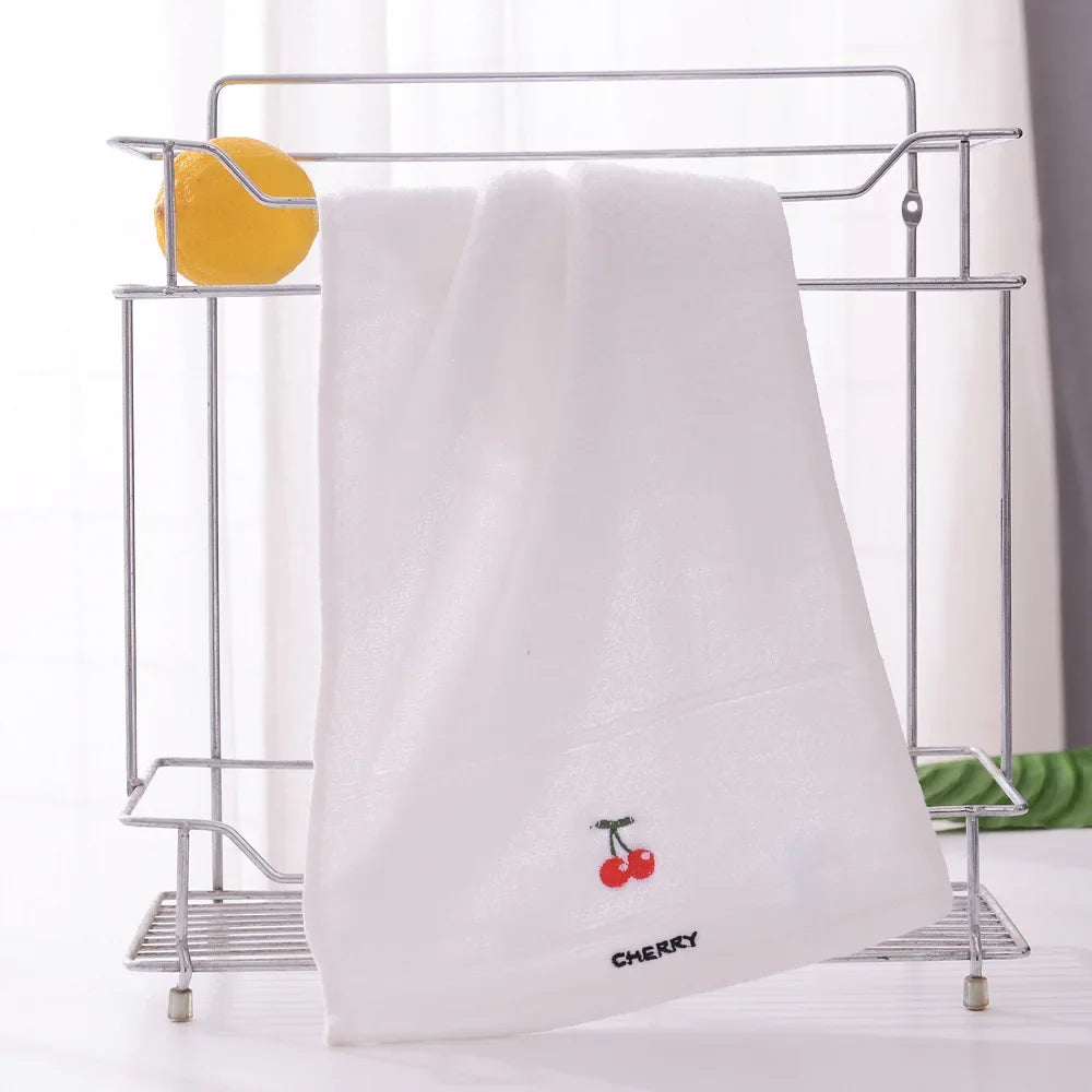 Serviette de bain pour bébé/enfants blanche