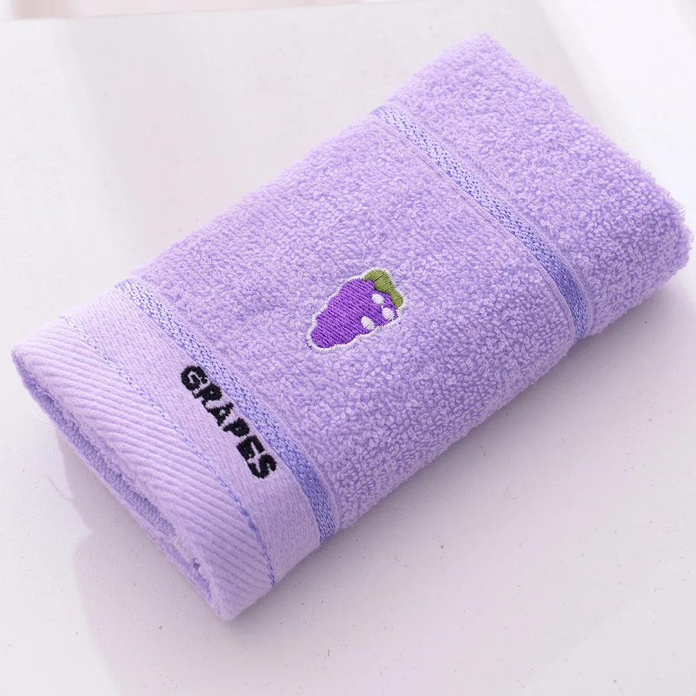 Serviette de bain pour bébé/enfants violette