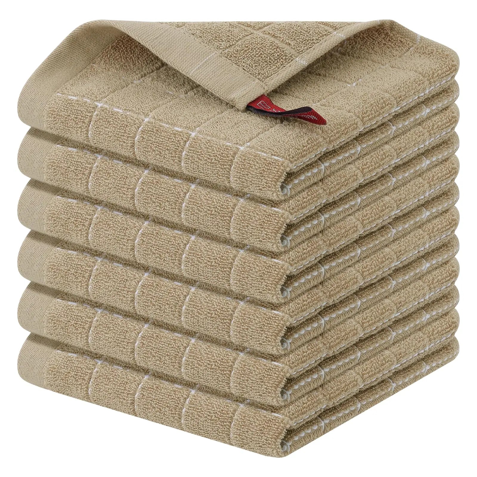 Serviette de cuisine coton beige