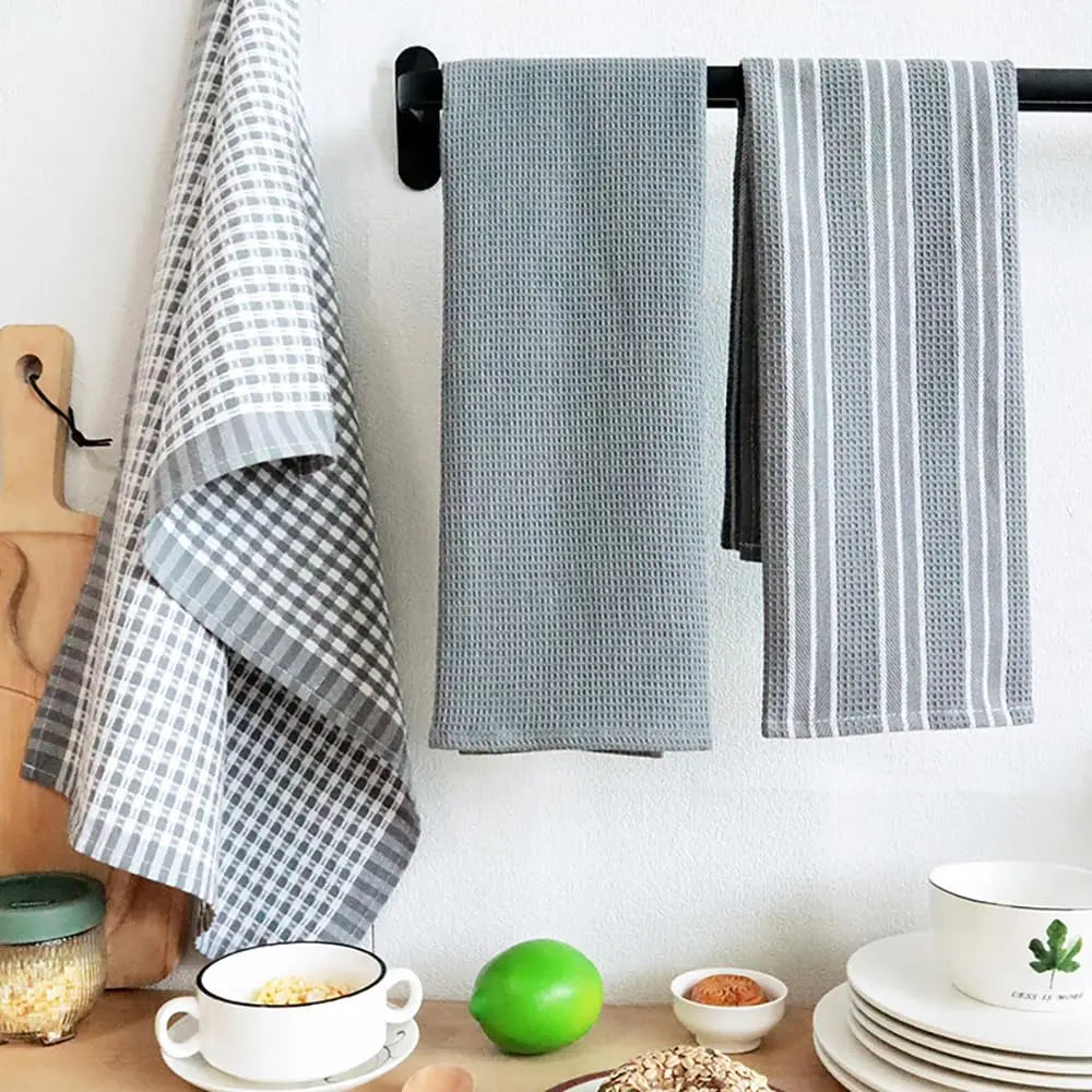 Serviette de cuisine grise