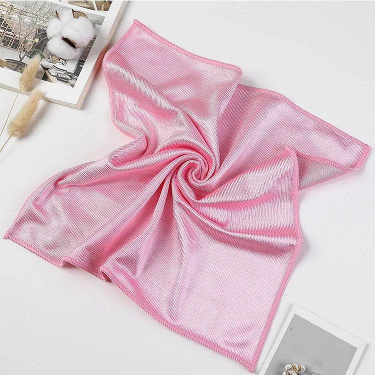 Serviette de nettoyage rose