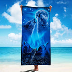 Serviette de plage loup - Vignette | Cotoneo