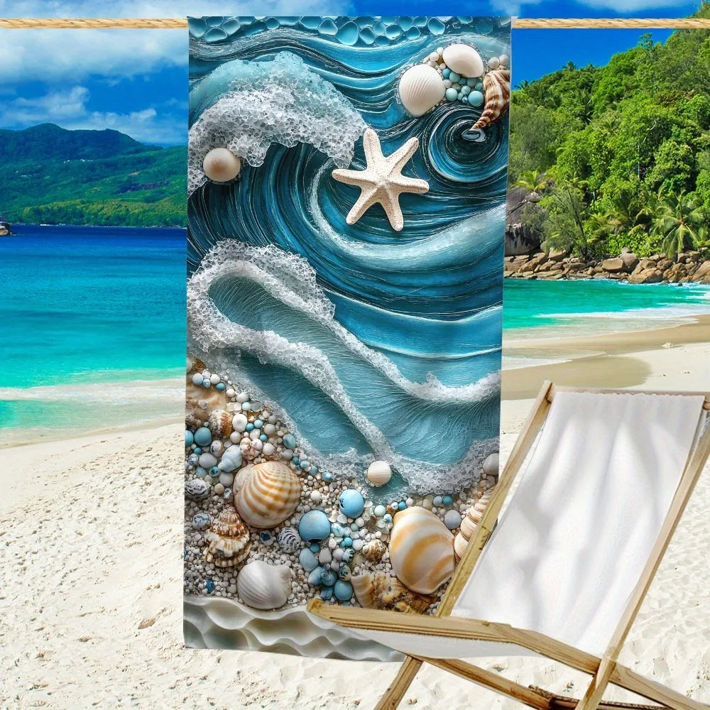 Serviette de plage océan 1