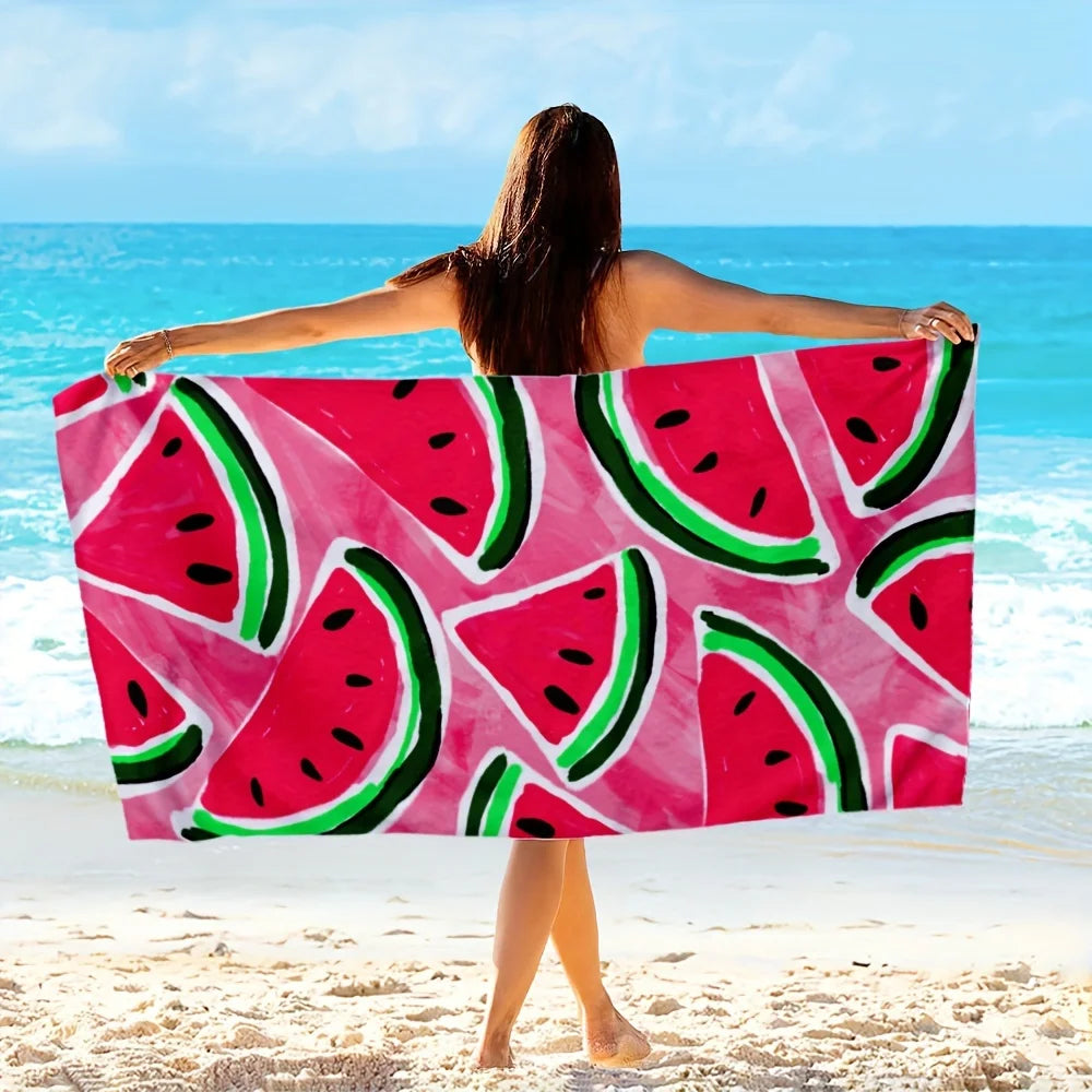 Serviette de plage pastèque 1