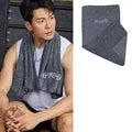 Serviette de sport microfibre grise