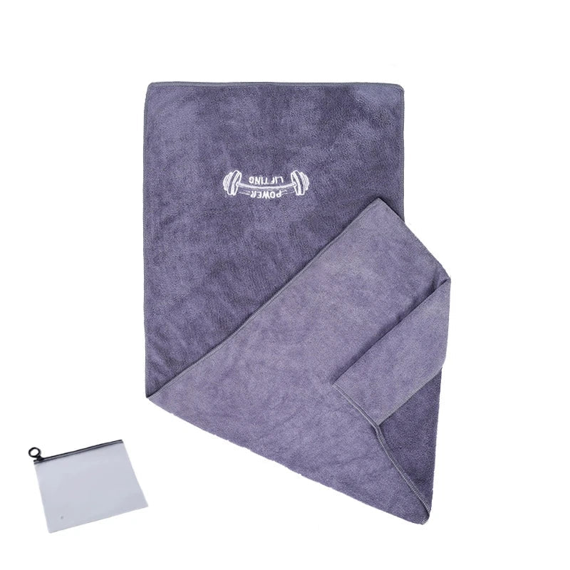 Serviette de sport microfibre violette