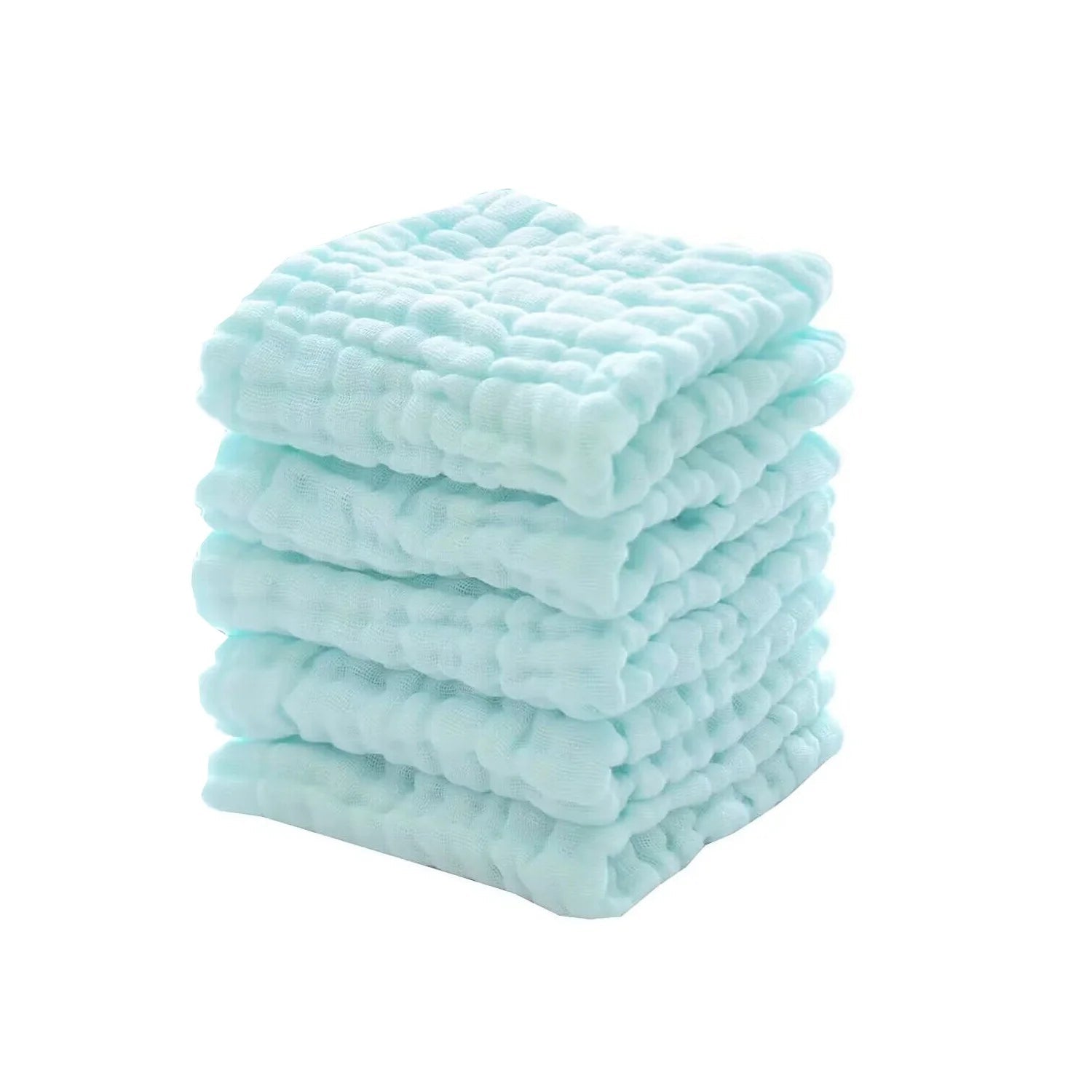 Serviette de toilette pour bébé verte