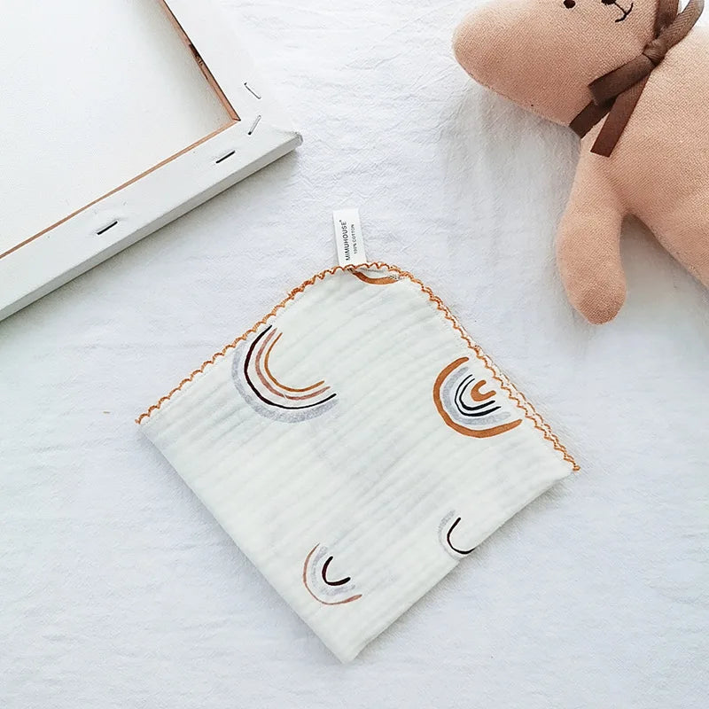 Serviette de visage bébé blanc