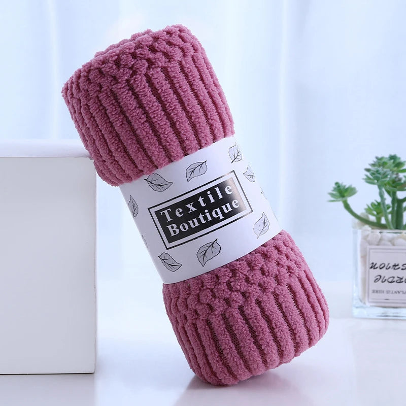 Serviette de visage violet