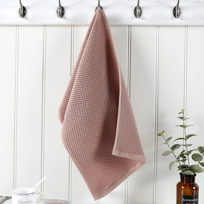 Serviette à main marron 1