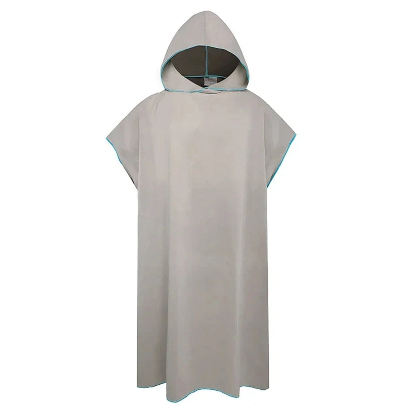 Serviette peignoir à langer gris