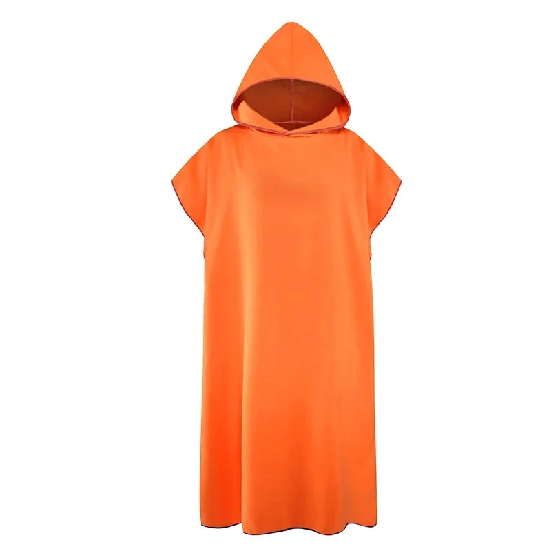 Serviette peignoir à langer orange