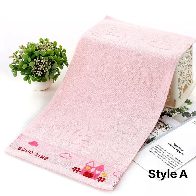 Serviette pour Enfant A rose