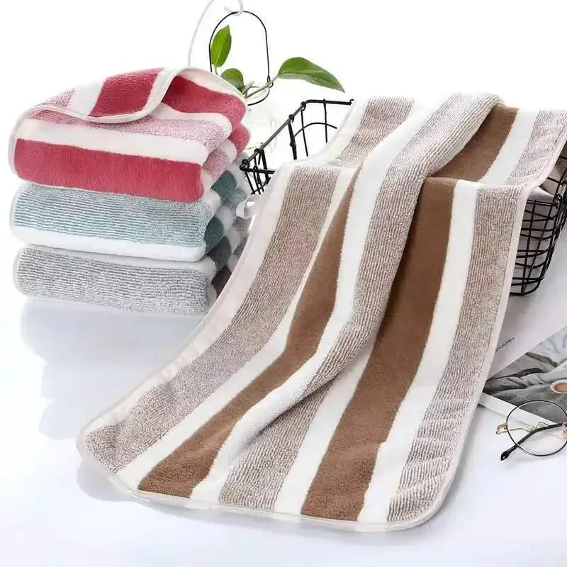 Serviette pour main à motif marron