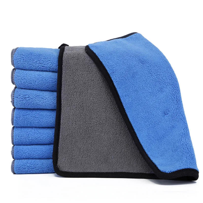 Serviette de bain pour animaux bleu