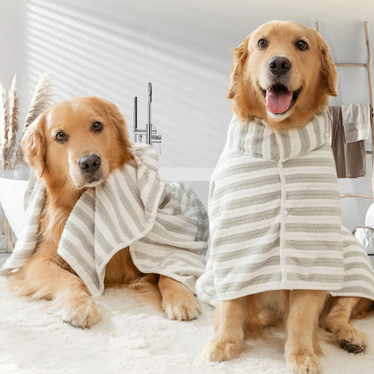 Serviette de bain pour chien
