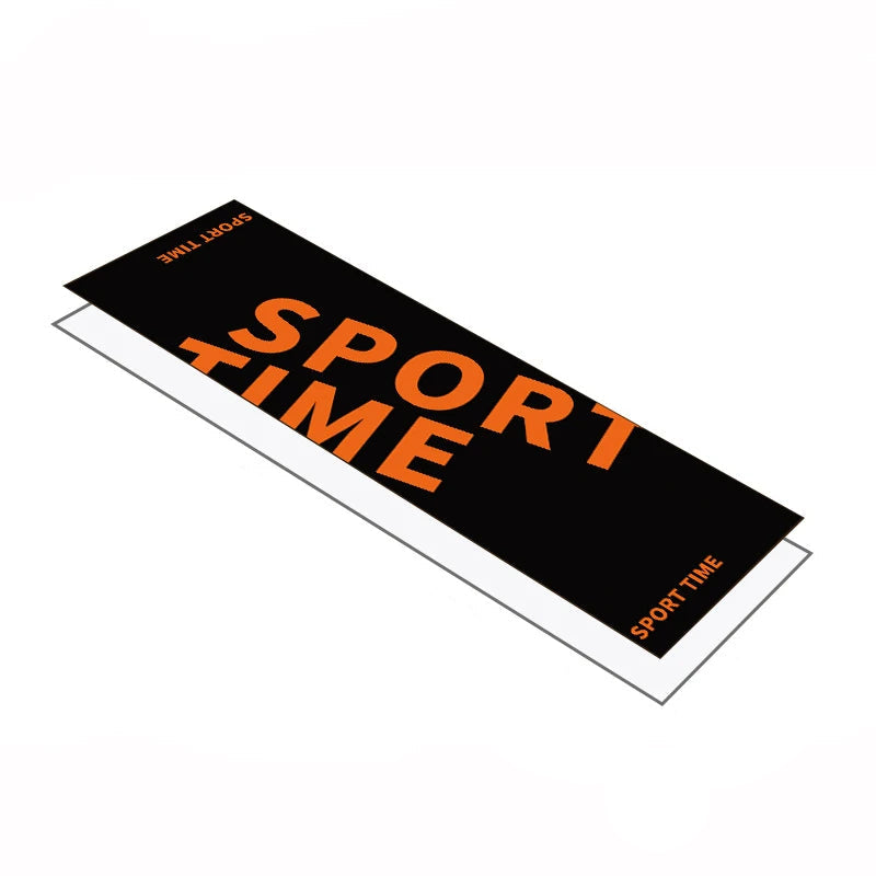 Serviette de sport séchage rapide noir et orange