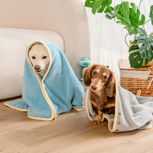 Serviette douce pour animaux