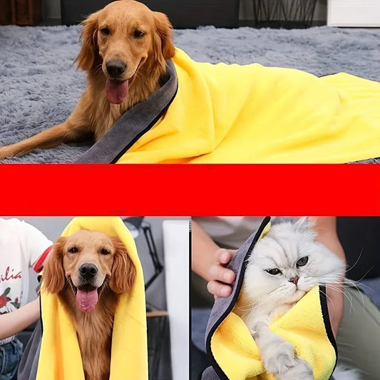 Serviette en micro carence pour animaux
