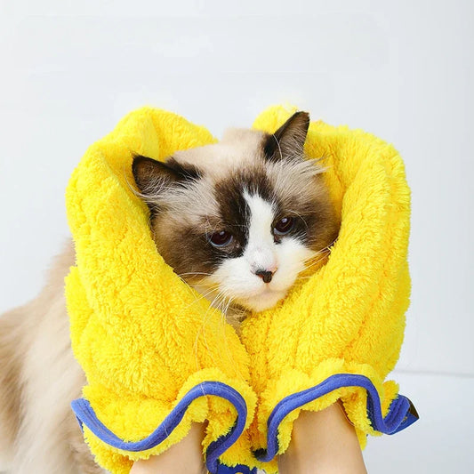Serviette gants de bain