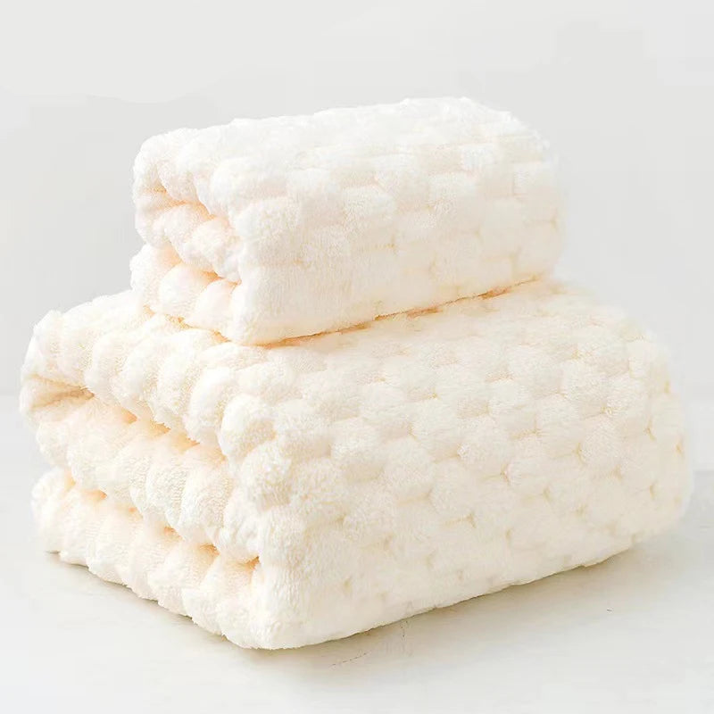 Serviettes de bain Super grandes blanc