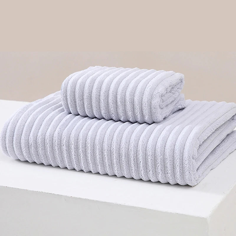 Serviettes de bain Super grandes gris clair