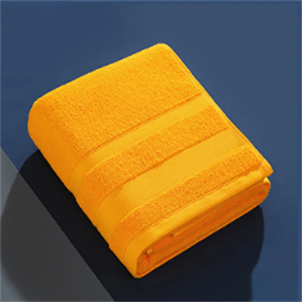 Serviettes de bain différentes tailles orange