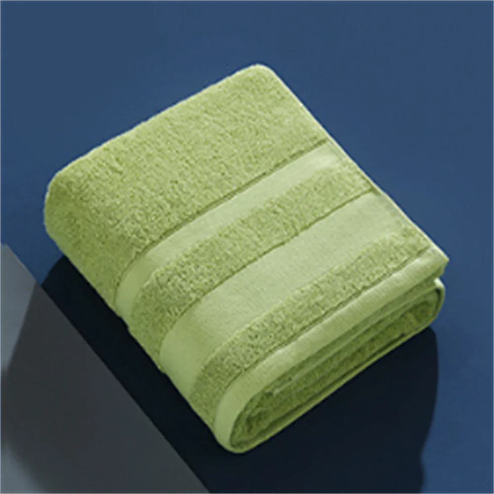 Serviettes de bain différentes tailles verte