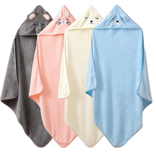 Serviettes de bain en flanelle pour bébé