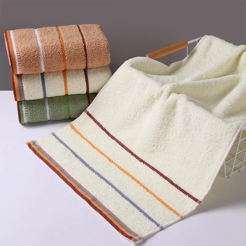 Serviettes de bain épaisses beige2