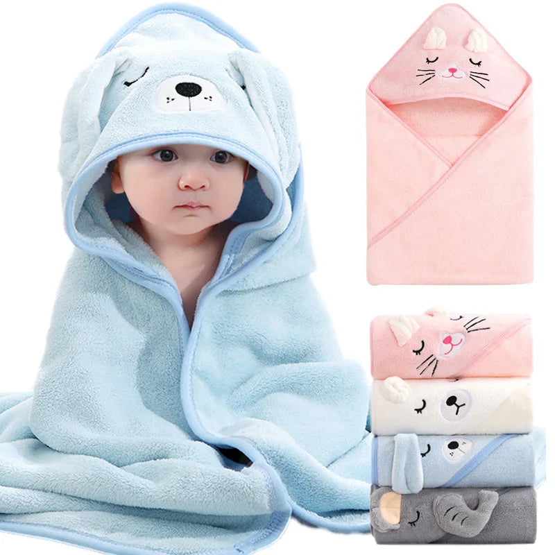 Serviettes de bain pour bébé poncho