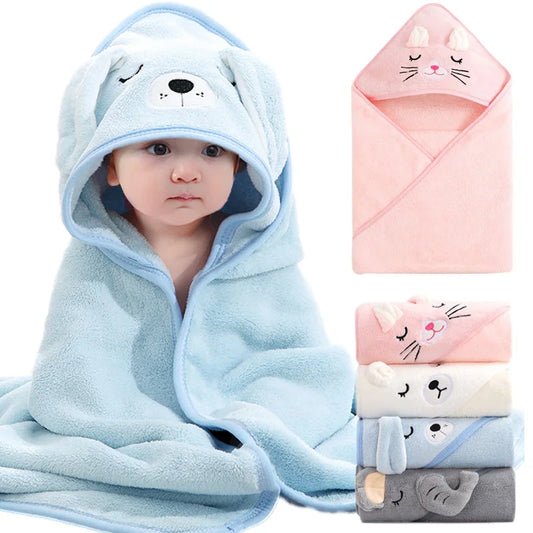 Serviettes de bain pour bébé poncho