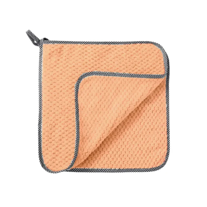 Serviettes de cuisine absorbantes orange