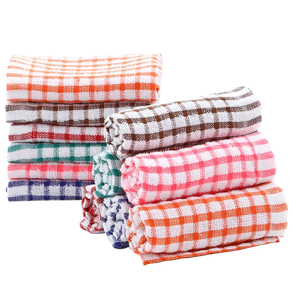 Serviettes de cuisine coton texture