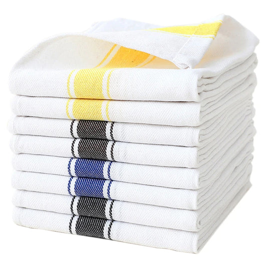 Serviettes de cuisine rayées 8pcs