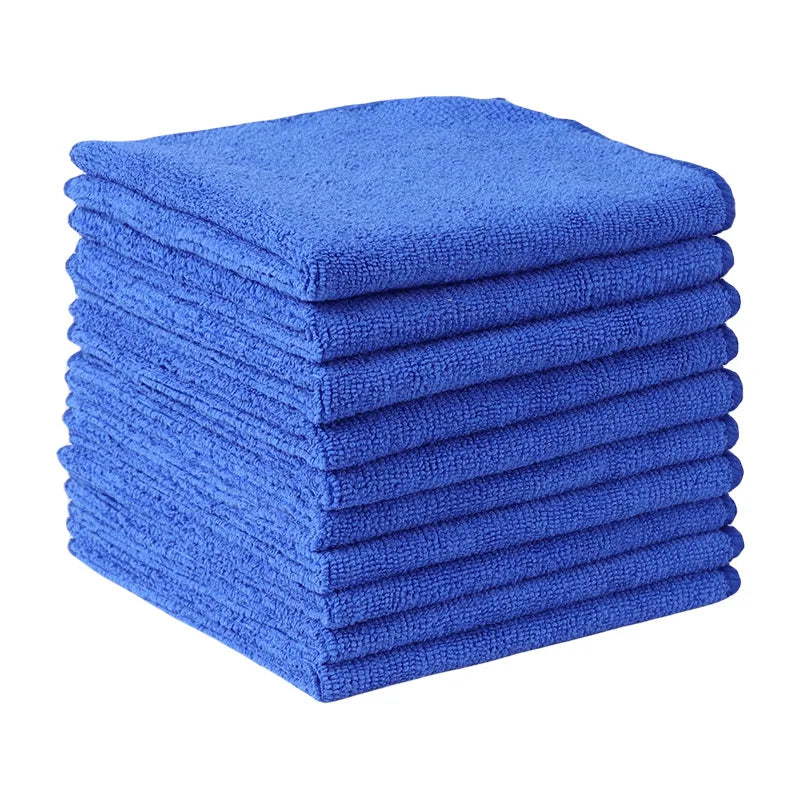 Serviettes de nettoyage voiture bleu