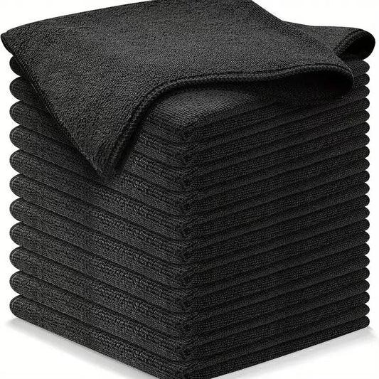 Serviettes de nettoyage voiture noire
